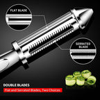 MAD SHARK Vegetable Peeler, Potato Peelers, I-Shaped Ultra Sharp Stainless Steel Blades Peelers, Orange Peeler for Kitchen, Veggie, Fruit, Garlic, Carrot, Apple Peeling
