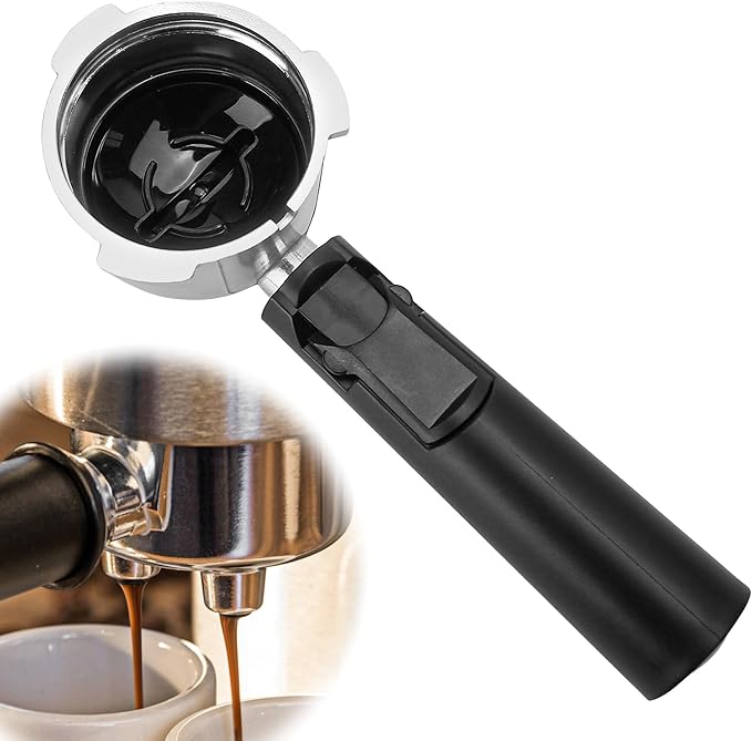 Coffee Espresso Machine Handle Replacement Parts, Cafe Bracket Handle for Lidl Silvercrest CM4621 CM4218 KF5002 KF500S Barista (for 51mm Portafilter Basket - Not included)