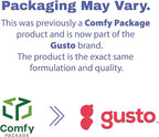 GUSTO To Go Food Containers with Lids [8 oz, 16 oz, 32 oz - 48 Count] - Deli Plastic Food Storage Containers with Lids for Meal Prep, Leftovers, and Freezer Storage - Formerly Comfy Package