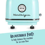 Nostalgia 4 Tier Electric Chocolate Fondue Fountain Machine for Parties - Melts Cheese, Queso, Candy, and Liqueur - Dip Strawberries, Apple Wedges, Vegetables, and More - 32-Ounce - Aqua