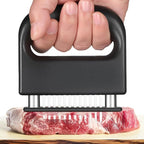 Meat Tenderizer with 48 Stainless Steel Ultra Sharp Needle Blades, Kitchen Cooking Tool for Tenderizing Beef, Chicken, Steak, Veal, Pork, Fish, BBQ, Marinade