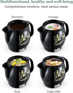 Electric Smart Herbal Pot, Automatic Chinese Medicine Decoction Pot, 3 Temp Modes (Boil/Simmer/Warm), Auto Shut-Off & Boil-Dry Protection, for TCM, Herbs, Tea