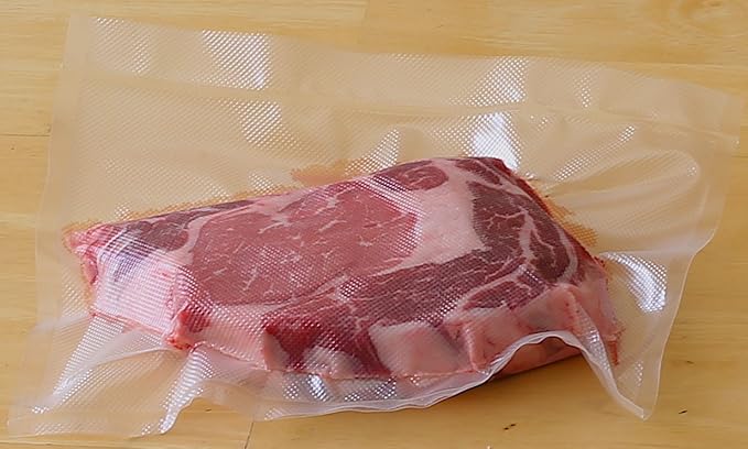 Simple Houseware Vacuum Sealer Bags 11'' x 50' and 8'' x 50' Sous Vide Roll, 2-Pack