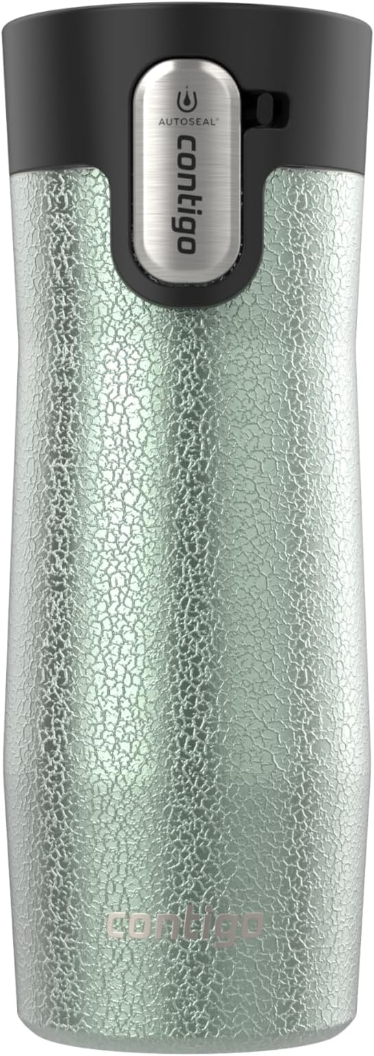 Contigo AUTOSEAL West Loop Vacuum-Insulated Stainless Steel Travel Mug with Easy-Clean Lid 16 oz