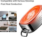 Eglaf 2-Tier Stainless Steel Fish Steamer - Multi-Use Square Steaming Cookware with Rack, Ceramic Plate, Chuck, Oven Mitts - Stockpot for Steaming Fish, Boiling Soup