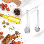 LEIFENY 2PCS 2 Tablespoon Coffee Scoop, Long Handle Measuring Spoon, Two tbsp (30ml, 1/8cup) Stainless Steel Scooper