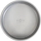 USA Pan Bakeware Round Cake Pan, 9 inch, Nonstick & Quick Release Coating, 9-Inch,Aluminized Steel