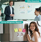 Tiergrade Metallic Magnets, Refrigerator Magnets, 60 Pack Magnetic Push Pins, Strong Fridge Magnets, Multi-use Whiteboard Magnets Perfect for Kitchen Office Classroom