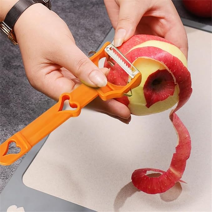 Pelador Multifuncional 2-En-1, Multi Cutter and Julienne Set with Grating Plate, Multifunctional Kitchenware Set, For Fruits and Vegetables (2pcs)