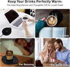 Coffee Mug Warmer,Electric Beverage Warmers, Cup Warmer for Heating Coffee, Beverage, Milk, Tea and Hot Chocolate (Black)