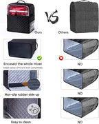 BAGSPRITE Stand Mixer Cover with Appliance Sliders Base Compatible with KitchenAid Mixer-Storage Bag for 6/7/8 Quart with Pockets for Kitchen Aid Accessories and Attachments