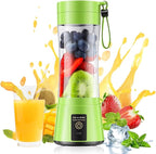 Cordless Portable Personal Size Blender - Mini Blender Make Smoothies and Shakes, 380Ml BPA Free Travel Cup, Powerful Blending Suit in Office/Home/Gym