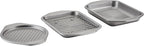 Circulon Total Bakeware Nonstick Toaster Oven & Personal Pizza Pan Baking Set, 4-Piece