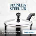 Farberware Classic Stainless Steel Sauce Pan/Saucepan with Lid, 3 Quart, Silver