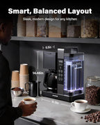 SHARDOR 10-Cup Coffee Maker, Programmable Drip Coffee Machine with 2–10 Cup Setting, Adjustable Keep-Warm Control, Removable 50oz Water Tank, Brew Strength Control & Brew Pause, Black