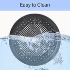 Beasea 10 Inch Pizza Pan With Holes - Perforated Aluminum Alloy Round Vented Crisper for Oven, Baking Tray Bakeware for Home Restaurant Kitchen
