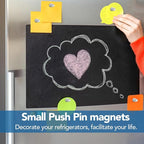 LOVIMAG Fridge Magnets 28Pcs Refrigerator Whiteboard Small Strong Magnet Classroom Kitchen Accessories Decorative Locker Set Decor Must Haves Office Calendar Refrigerador Magnetic Cute Crafts Silver