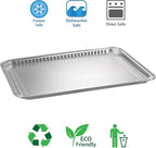 Aluminum Pans Half Size Textured Cookie Sheet 15 Count Durable Nonstick Baking Sheets 15.87" x 11" - Sheet Pan, Baking Tray, Cookie Sheets, Foil pans, Foil trays, Sheet Baking Pans