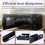 WB34X25406 Microwave Vent Grille, WB34X25406 Top Vent Grille, WB34X25406 Microwave Vent Kit Compatible with GE Replaces JVM3162RJ1SS, JNM3163DJ1BB, JNM3163RJ1SS, JNM3184DP8BB