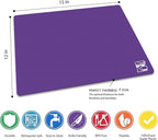 ZVP Flexible Plastic Cutting Board Set of 5 Gradient Color, Colorful Chopping Boards, BPA Free Mats, Non Slip, Dishwasher Safe, 15x12 Inch, Purple Multi-Color