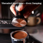 7 PCS Espresso Accessories Kit: 53.3mm Espresso Tamper, Coffee Distributor, Puck Screen, Dosing Funnel and WDT Tool, Espresso Tools Set Fits Breville 54mm Espresso Machines and Portafilters
