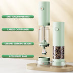 Electric Salt and Pepper Grinder Set Automatic Battery Pepper Mill Shakers Adjustable Coarseness Upgraded Larger Capacity with Led Home and Kitchen Appliances Birthday Gifts for Women Mom