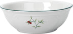 Pfaltzgraff 5072007 Winterberry Holiday 16 Piece Dinnerware Set, Service for 4, White