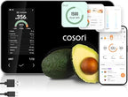 Cosori Smart Food Kitchen Scale with Nutritional Calculator, Free App for AI Scan, Calorie & Macro Tracking, Food Preload, On-Screen Nutrient Info, Personal Goals, Rechargeable, 11 lb / 5 kg