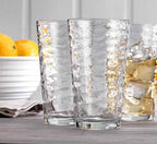 Glaver's Drinking Glasses Set of 10 Highball Glass Cups, 17 Oz Cooler Glassware. Home and Bar Everyday Basic Drinkware Elegant Kitchen Glasses for Water, Juice, Cocktails, Iced Tea.