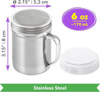 CUSINIUM Powdered Sugar Shaker Duster - With Handle - Cinnamon Shaker For Coffee Bar - Fine Mesh Dredge - 6 ounce | Style: Fine