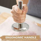 KAYCROWN Meat Tenderizer Hammer, Meat Pounder Flattener, Stainless Steel Kitchen Meat Mallet for Flattening Steak Beef Poultry, Meat Pounder Tenderizer, Chicken Flattener Tool