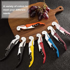 Waiter Corkscrew Professional Wine Opener with Foil Cutter,Manual Wine Bottle Opener for Servers, Bartenders and Waiter (2, Pink)