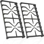 Stove Grate for GE Gas Stove Top Burner Side Grates Range Oven Rack WB31X27151 Replacement Parts Cast Iron Flat Plate General Electric Stovetop Cooktop 2 Pack