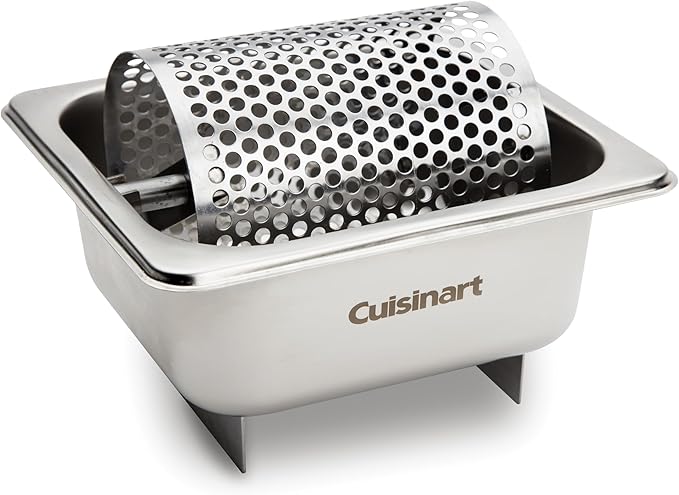 Cuisinart Stainless Steel Butter Wheel, Raised Bottom Butter Roller for Griddle for Golden Crust and Even Spread, Kitchen Grill Accessory for Burgers, Bread, BBQ, Cookouts, Tailgates