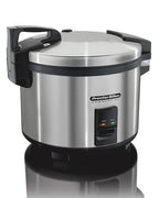 Proctor Silex Commercial 37560R Rice Cooker/Warmer, 60 Cups Cooked Rice Capacity, Nonstick Inner Pot, Hinged Lid, Stainless Steel Housing, Conforms to NSF