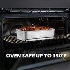 Leonyo Loaf Pan for Baking Bread, 9x5IN Stainless Steel Bread Loaf Pan for Homemade Meatloaf, Cakes, Brownies, Lasagnas, Dishwasher Oven Safe