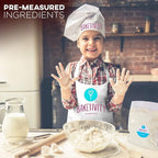 BAKETIVITY Kids Baking DIY Activity Kit - Bake Delicious Chocolate Chunk Cookies with Pre-Measured Ingredients – Best Gift Idea for Boys and Girls Ages 6-12