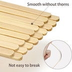 Bamboo Coffee Stirrers, 250 Count of Disposable Coffee Stir Sticks - Stir Sticks For Coffee Bar 5.5 Inch, Stir Sticks with Smooth End, Coffee Stirs for Coffee, Cocktail, Hot Drinks