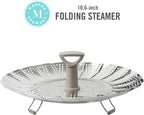 Martha Stewart Richburn 10.6" Telescopic Folding Steamer Insert w/Nylon Handle - Mirror Finish (Pack of 6)