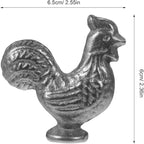 Generic 2pcs Cast Iron Chicken Bird Cooking Tool Supplement for Anemia Dietary Enrichment Reusable Vegan-Friendly Accessory for Athletes Healthy Cooking