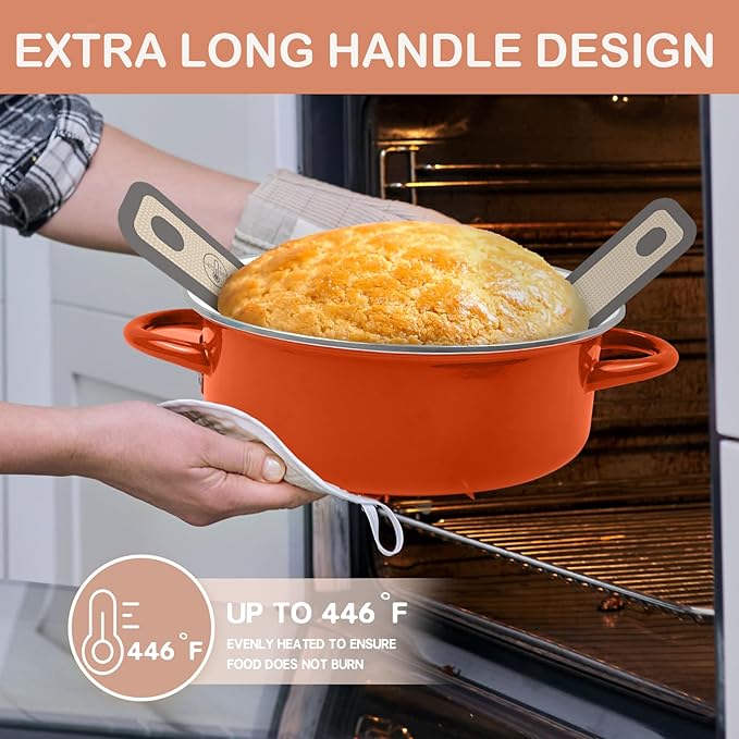 Silicone Bread Sling, Easy Clean Reusable Baking Mat With Extra Long Handles for Dutch Oven, Transfer Bread Dough Easily, 2-Piece Set Grey