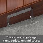 Mbillion Kitchen Paper Towel Holder Under Cabinet Wall Mount and Self-Adhesive Paper Towel Rack Premium Grade SUS304 Stainless Steel Brushed Silver, 2 Pack