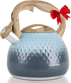 Tea Kettle, Loud Whistle Tea Kettles for Stovetop,Food Grade Stainless Steel Tea kettles for Stove Top with Anti-hot Ergonomic Handlefor Tea, Coffee, Milk,2.5QT