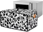 Leopard Print Toaster Oven Dust Cover, Heat-Resistant Case for Toaster Oven, Heavy Duty Washable Dust Cover Fit Most Small Appliance, (Large-18.5*22.5*12.99 inches)