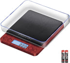 Fuzion Digital Scale .01 Gram Accuracy, 500g Mini Food Scales for Small Jewelry, Gold, Herb, Spice - Weight Gram and Oz