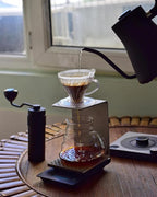 Normcore Manual Coffee Grinder V2-38mm Titanium Contemporary Conical Burr - Hand Grinder - Adjustable Settings - For Espresso, Aeropress, Pour over, French Press
