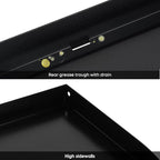 Stanbroil 22 Inch Flat Top Griddle Replacement Top for Blackstone 22" Tabletop Griddle Station, Ceramic Coated Steel Griddle Top Replacement, Black
