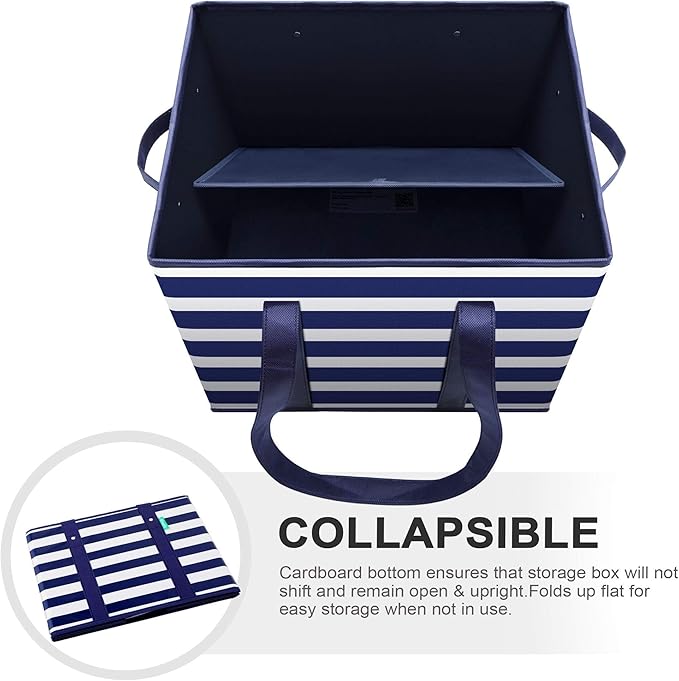 WISELIFE 3 Pack Reusable Grocery Bags Large Water Resistant Grocery Collapsible Heavy Duty Tote Bags for Shopping Picnic