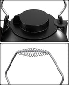 Fire Beauty Humidifying Iron Kettle，Stove Humidifier，Wood Stove Kettle，Cast Iron，Chrome handle