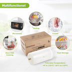 [2025 New] Bonsenkitchen 8” x 150’ Vacuum Sealer Bags Rolls with Cutter for Food Storage, Commercial Grade, BPA Free, Great for Meal Prep and Sous Vide Cooking